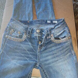 miss me jeans mid-rise boot